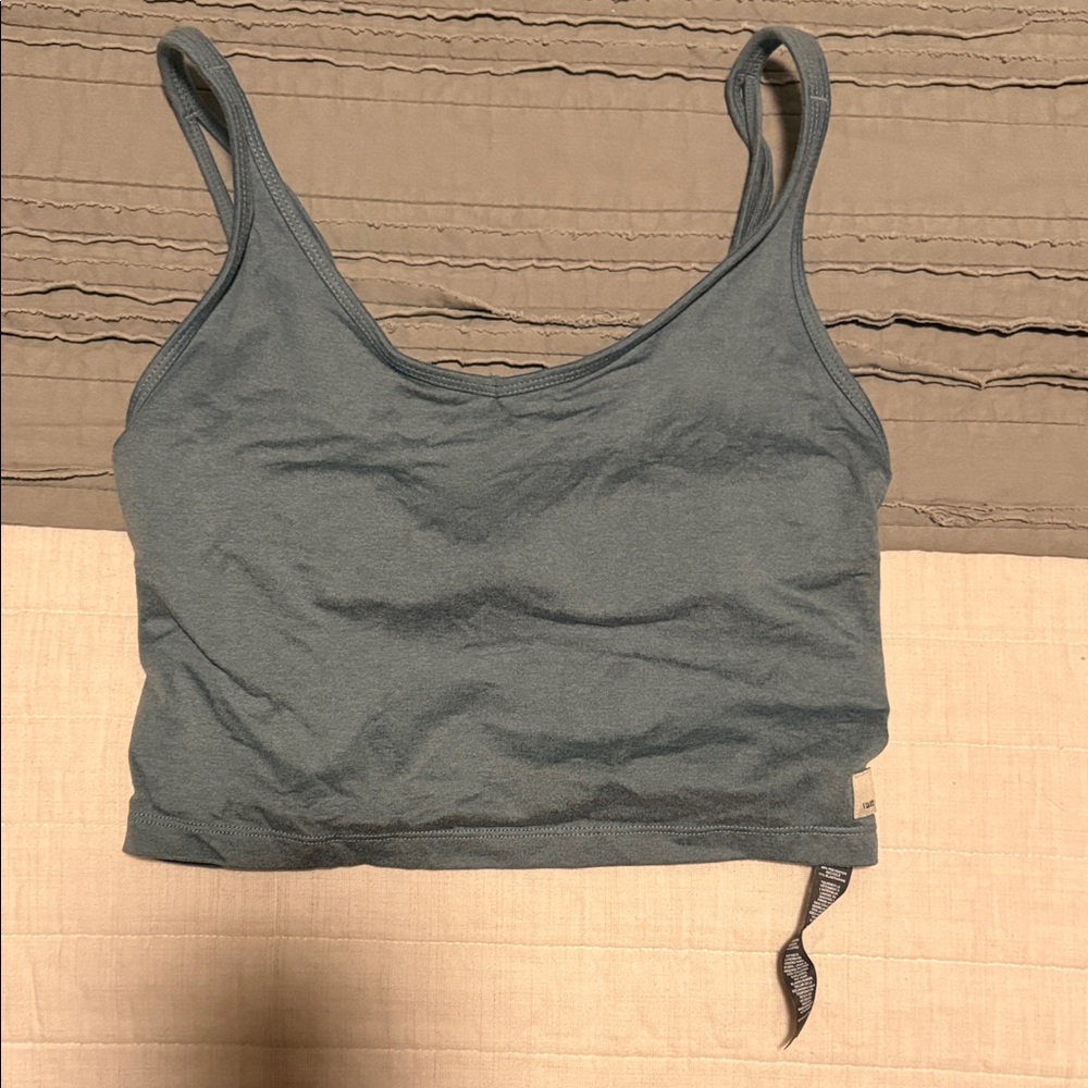 Vuori Women's Tank Bralette in Slate Blue